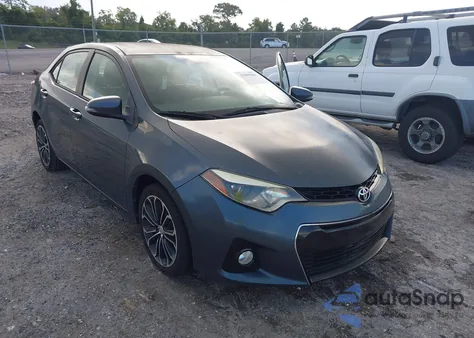 2014 Toyota Corolla S Plus из США, поврежденный, VIN 2T1BURHE6EC023250